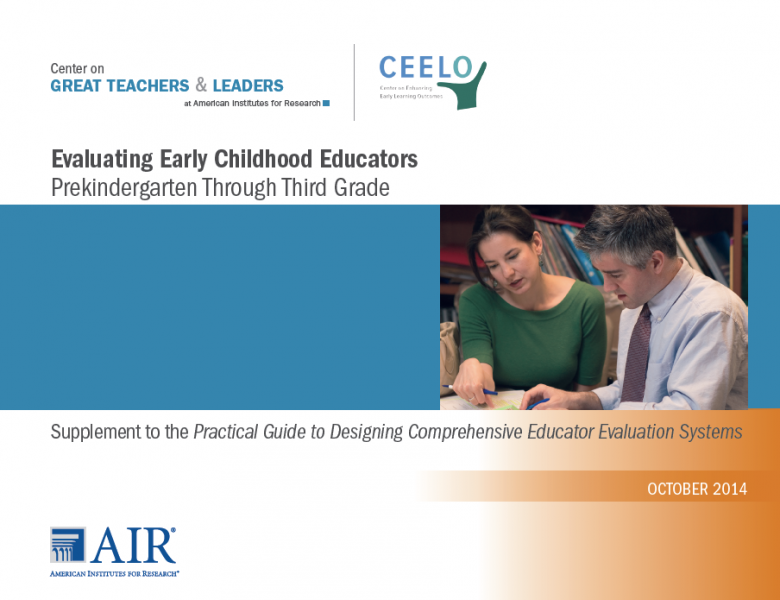 Evaluating Early Childhood Educators