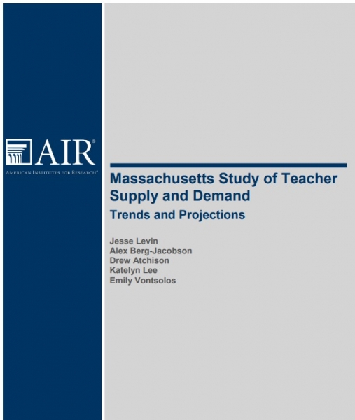 Massachusetts Study of Teacher Supply and Demand: Trends and Projections