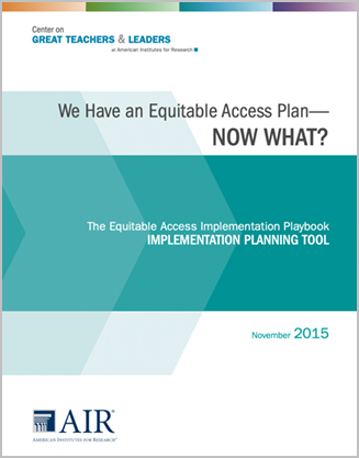Equitable Access Toolkit and Implementation Playbook
