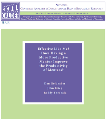 Effective Like Me? Does Having a More Productive Mentor Improve the Productivity of Mentees?