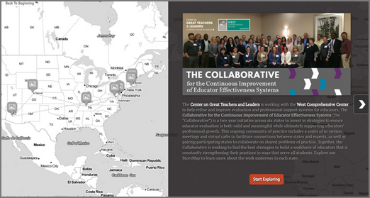 StoryMap: A Quick Look at State Projects in the Collaborative