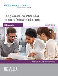 Using Evaluation Data to Inform Professional Learning Facilitator's Guide