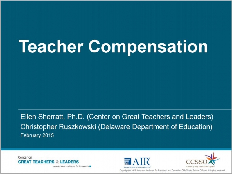 Teacher Compensation